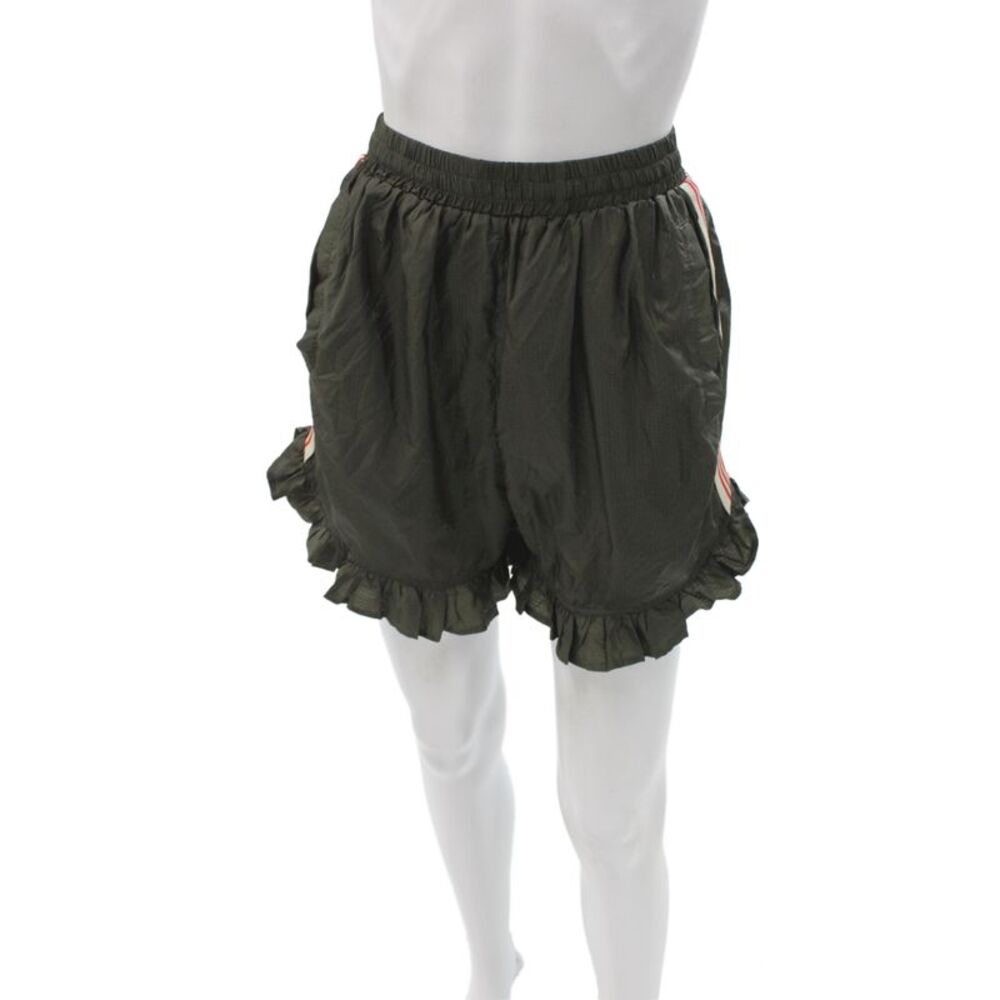 Simonett Womens Hot Pants Green Nylon Athleisure Summer Size S